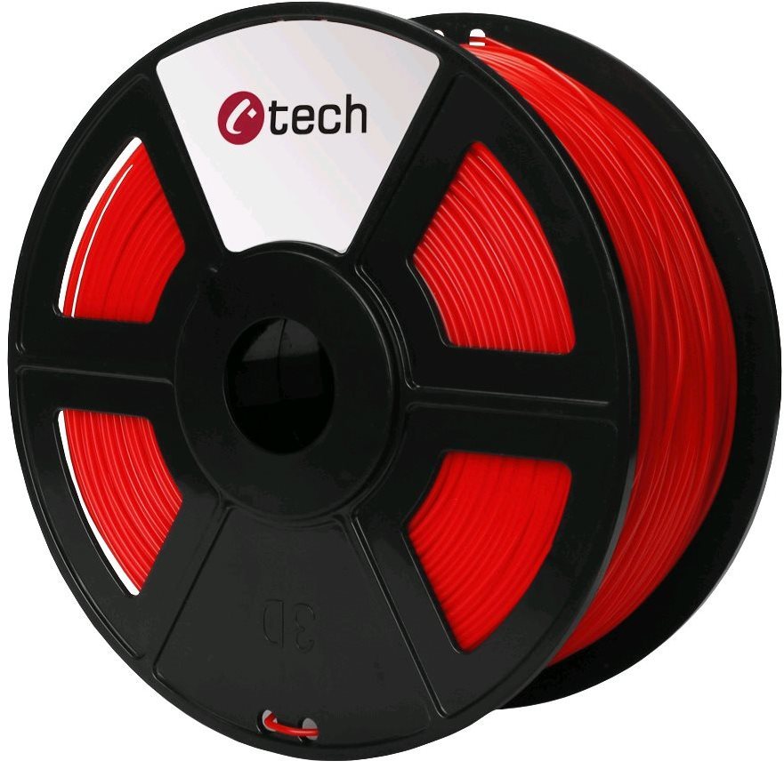3D nyomtatószál C-TECH Filament ABS piros