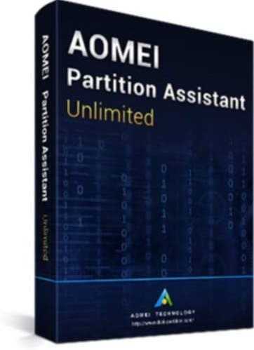 Adatmentő szoftver AOMEI Partition Assistant Unlimited (elektronikus licenc)
