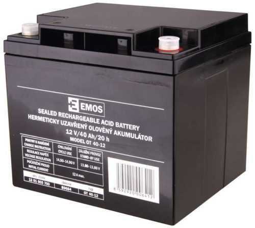Akkumulátor szünetmentes tápegységhez EMOS Karbantartásmentes ólomakkumulátor 12 V/40 Ah M6