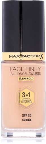 Alapozó MAX FACTOR Facefinity All Day Flawless 3in1 Foundation SPF20 55 Beige 30 ml
