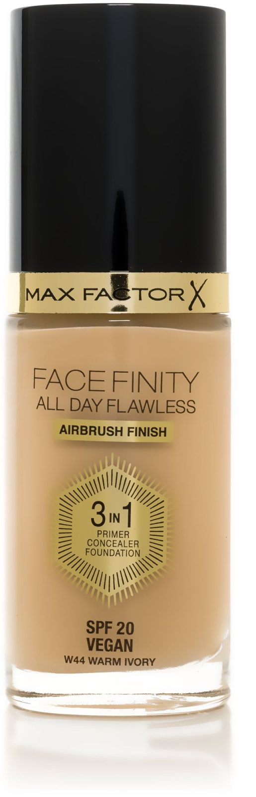 Alapozó MAX FACTOR Facefinity All day Flawless 3 az 1-ben Warm Ivory 044 30 ml