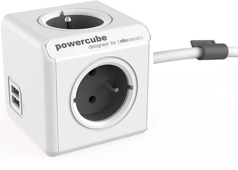 Aljzat PowerCube Extended USB szürke