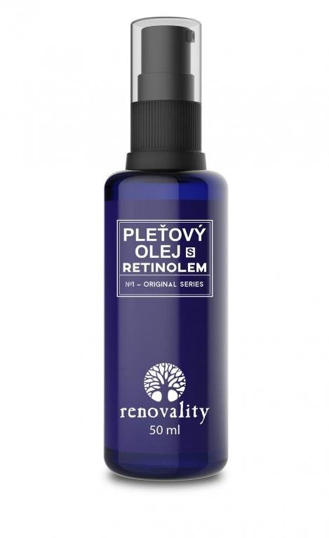 Arcápoló olaj RENOVALITY Arcápoló olaj retinollal 50 ml