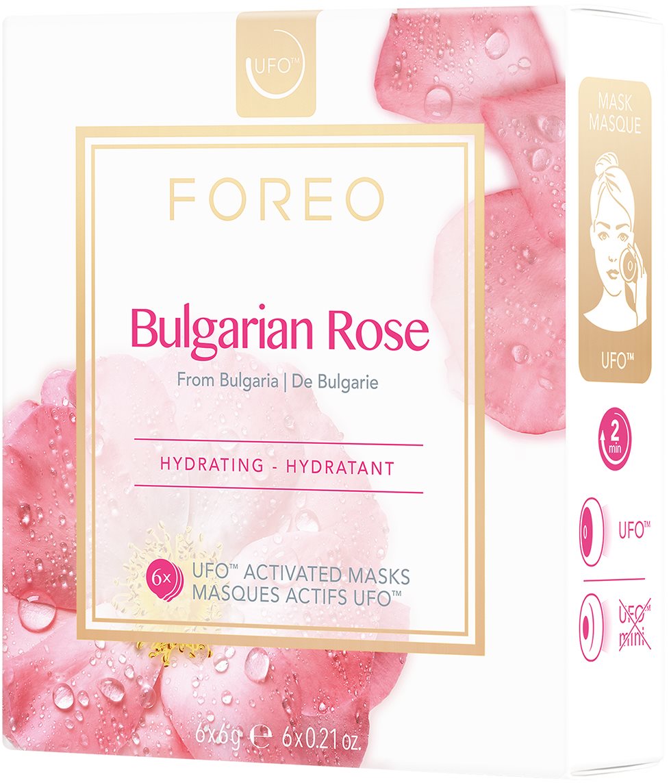 Arcpakolás FOREO Bulgarian Rose