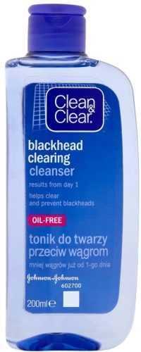 Arctisztító víz CLEAN & CLEAR Blackhead Clearing Cleanser 200 ml