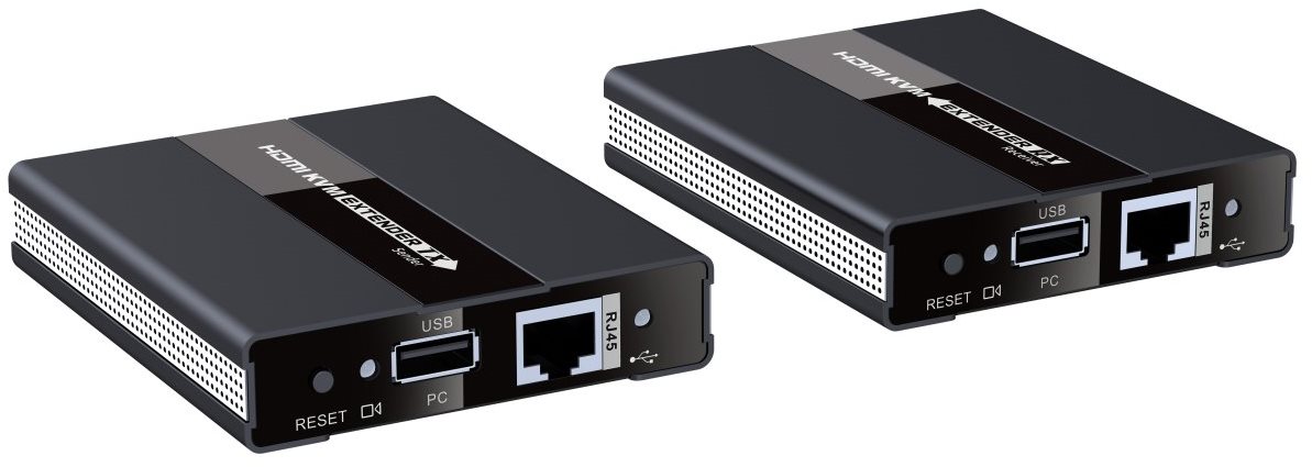 Átalakító A PremiumCord HDMI extender 60 méteres USB-n keresztül egy Cat5 / 6 kábelen