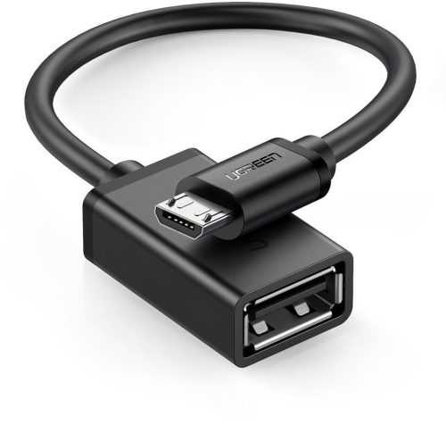 Átalakító Ugreen micro USB -> USB 2.0 OTG Adapter 0.1 m Cable Black