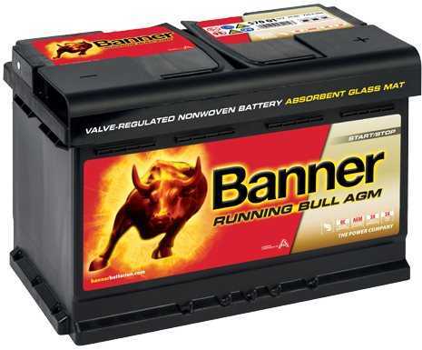 Autó akkumulátor Banner Running Bull AGM 570 01