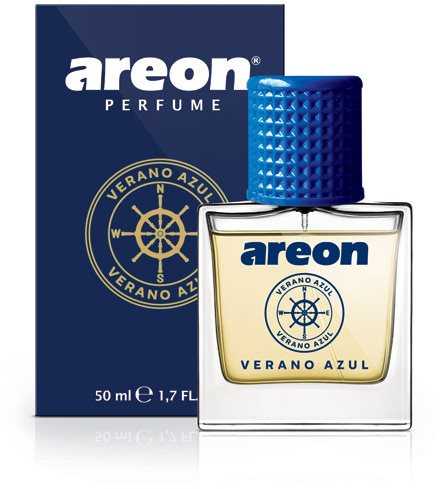 Autóillatosító AREON PERFUME GLASS 50ml Verano Azul
