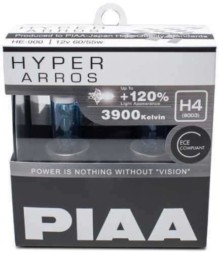 Autóizzó Hyper Arros PIAA 3900K H4 Autó Izzó - 120 százalékkal fényesebb