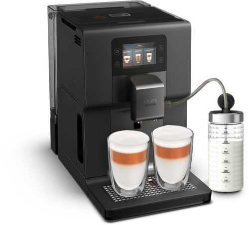 Automata kávéfőző KRUPS EA875U10 Intuition Preference+ Grey tejtartállyal