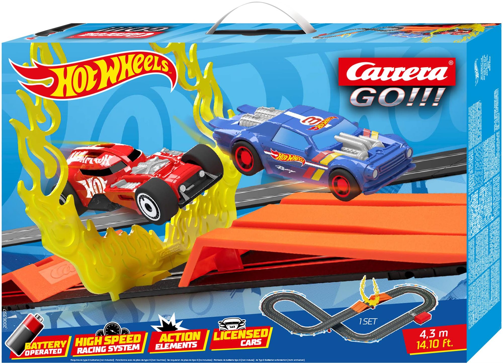 Autópálya játék Carrera GO 63517 Hot Wheels Autópálya játék