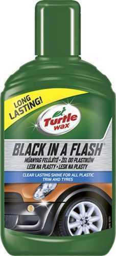 Autópolírozó Turtle Wax GL Black in a Flash - külső műanyag fényező 300 ml