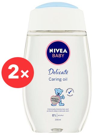 Babaolaj NIVEA Baby Caring Oil 2× 200 ml