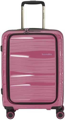 Bőrönd Travelite Motion S Front Pocket Rózsaszín