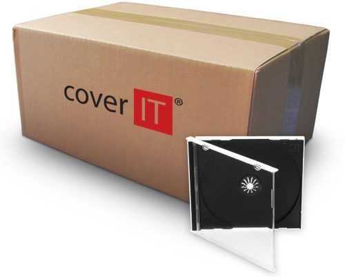 CD/DVD tok COVER IT 10mm-es CD/DVD tartó+ tálca - 200 db-os kartondoboz