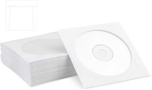 CD/DVD tok Papírtok leragasztható fedéllel - 100 db-os csomagolás