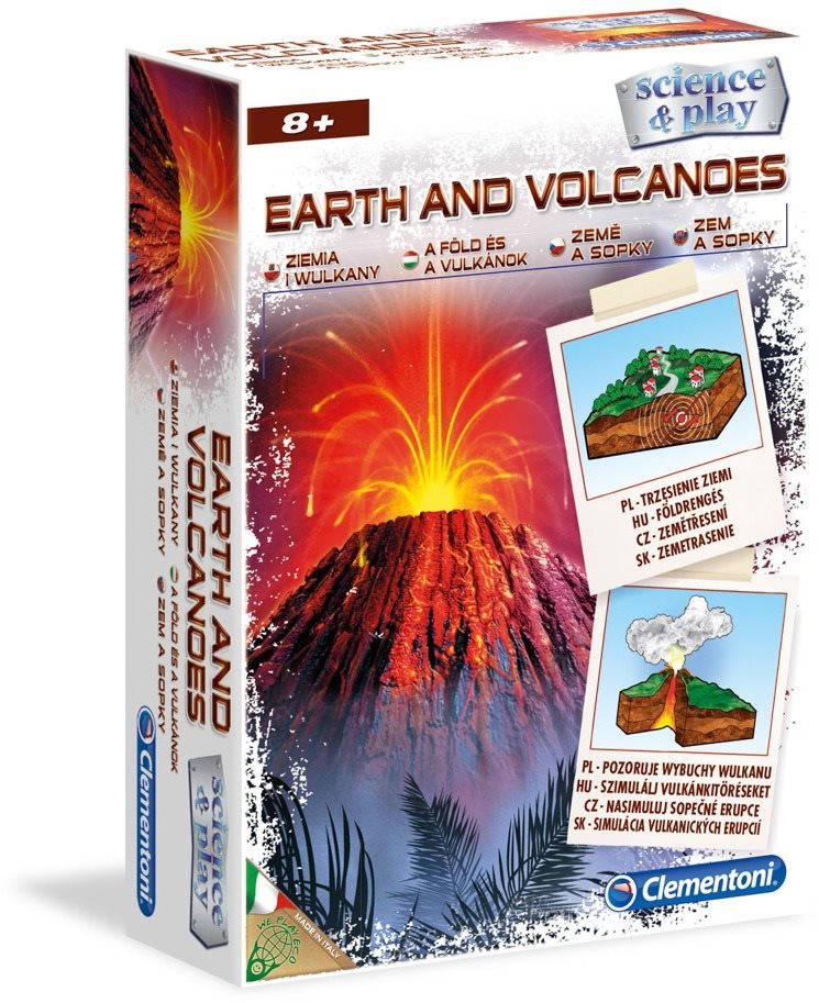 Csináld magad készlet gyerekeknek Clementoni A Föld és a vulkánok
