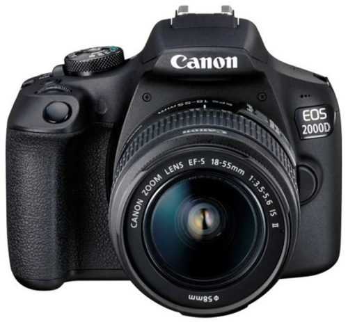 Digitális fényképezőgép Canon EOS 2000D + EF-S 18-55 mm f/3.5-5.6 IS II