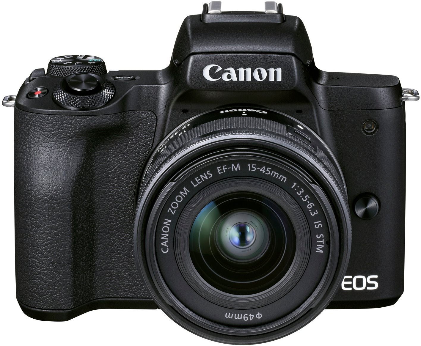Digitális fényképezőgép Canon EOS M50 Mark II fekete + EF-M 15-45 mm f/3.5-6.3 IS STM