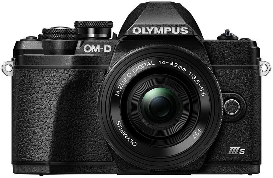 Digitális fényképezőgép Olympus OM-D E-M10 Mark III S + ED 14-42 mm f/3.5-5.6 EZ fekete