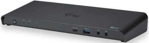 Dokkoló állomás I-TEC USB-C / USB 3.0 CATRIPLE4KDOCKPD + töltőadapter