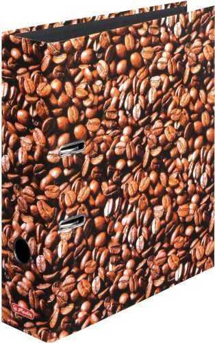 Dosszié HERLITZ A4 80 mm laminált Kávé