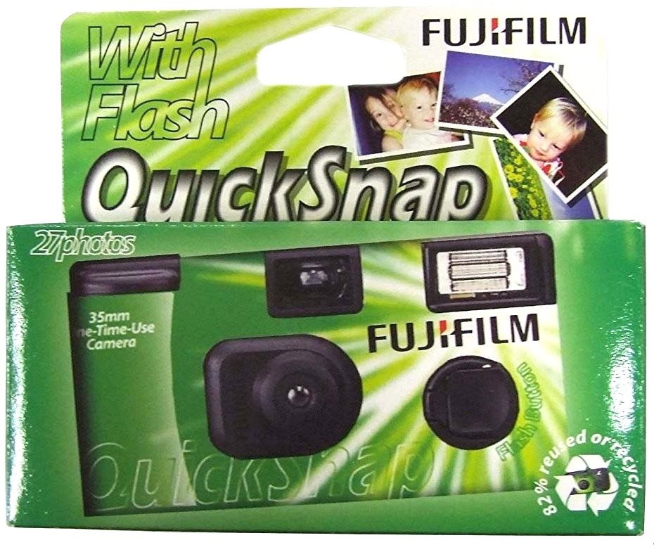 Egyszer használatos fényképezőgép Fujifilm QuickSnap zöld 400/27