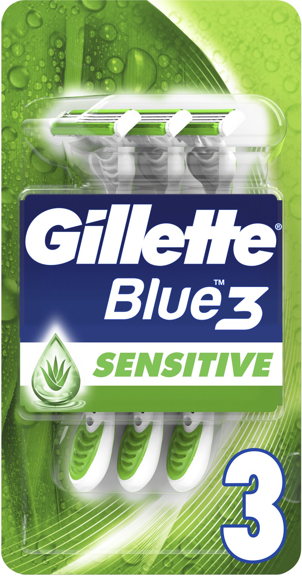 Eldobható borotva GILLETTE Blue3 SenseCare 3 db