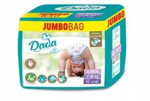Eldobható pelenka DADA Jumbo táska Extra Soft 4-es méret