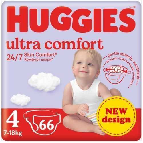 Eldobható pelenka HUGGIES Ultra Comfort Jumbo 4 (66 db)