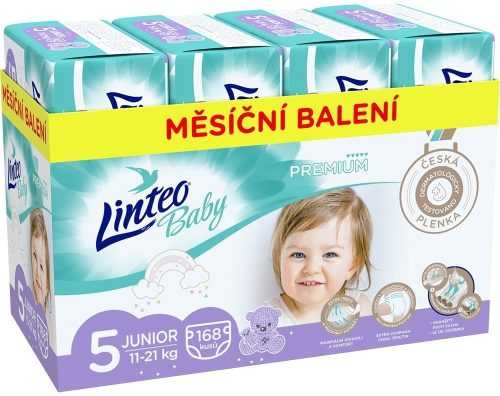 Eldobható pelenka LINTEO Baby Premium JUNIOR (11-21 kg) 168 db