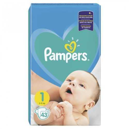 Eldobható pelenka PAMPERS New Baby Dry 1. méretű újszülött 43 db