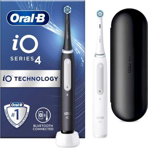Elektromos fogkefe Oral-B iO Series 4 Duo Black/White Mágneses fogkefék