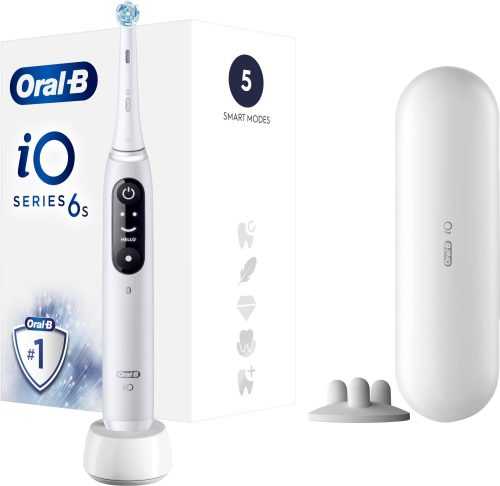 Elektromos fogkefe Oral-B iO Series 6s White Mágneses fogkefe