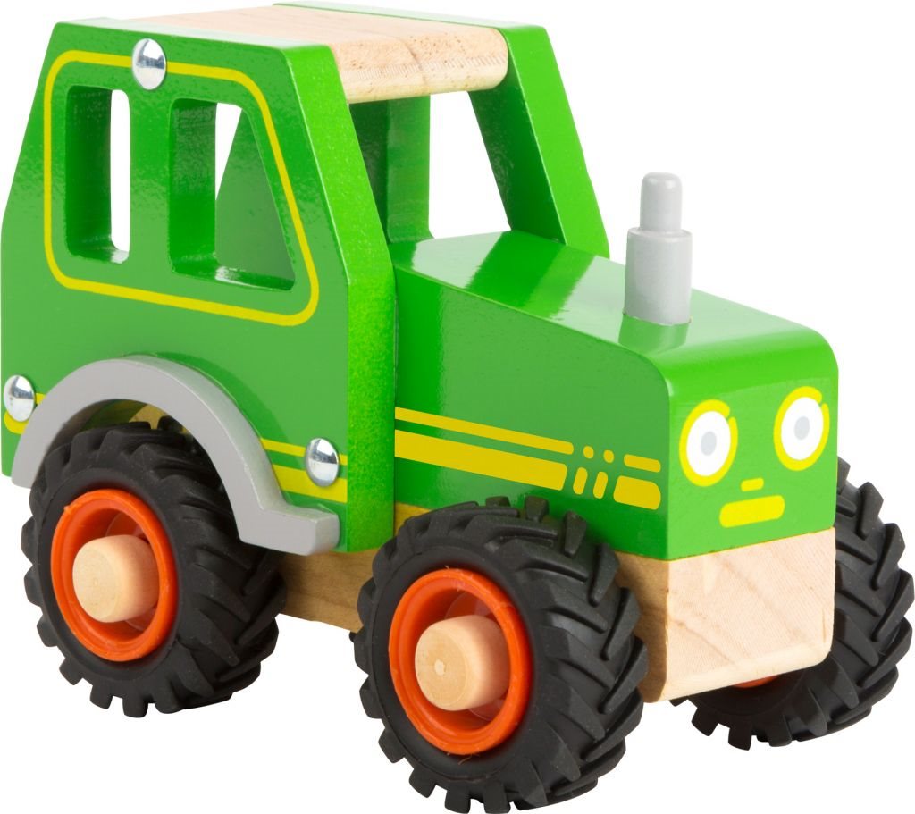 Fajáték Small Foot Traktor - zöld