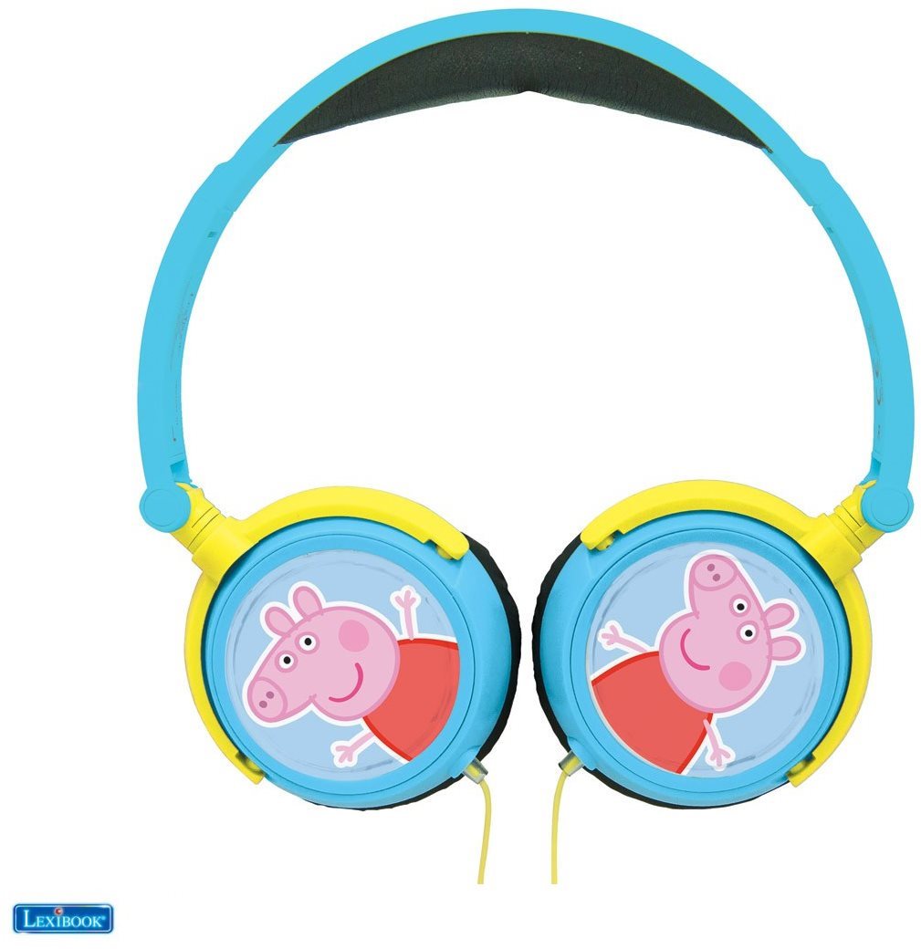 Fej-/fülhallgató Lexibook Peppa Pig Stereo Fejhallgató biztonságos hangerővel gyerekeknek