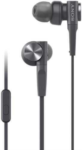Fej-/fülhallgató Sony MDR-XB55AP fekete