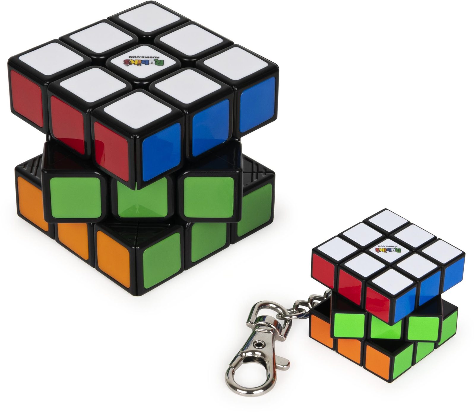 Fejtörő Rubik-kocka készlet Classic 3 x 3 + medál