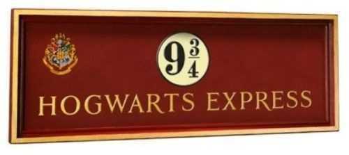 Fémtábla Harry Potter - Hogwarts Expressz - emléktábla