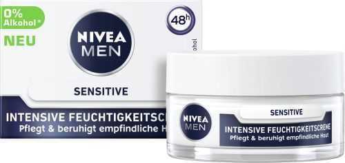 Férfi arckrém NIVEA MEN Sensitive Intensive Face Cream 50 ml
