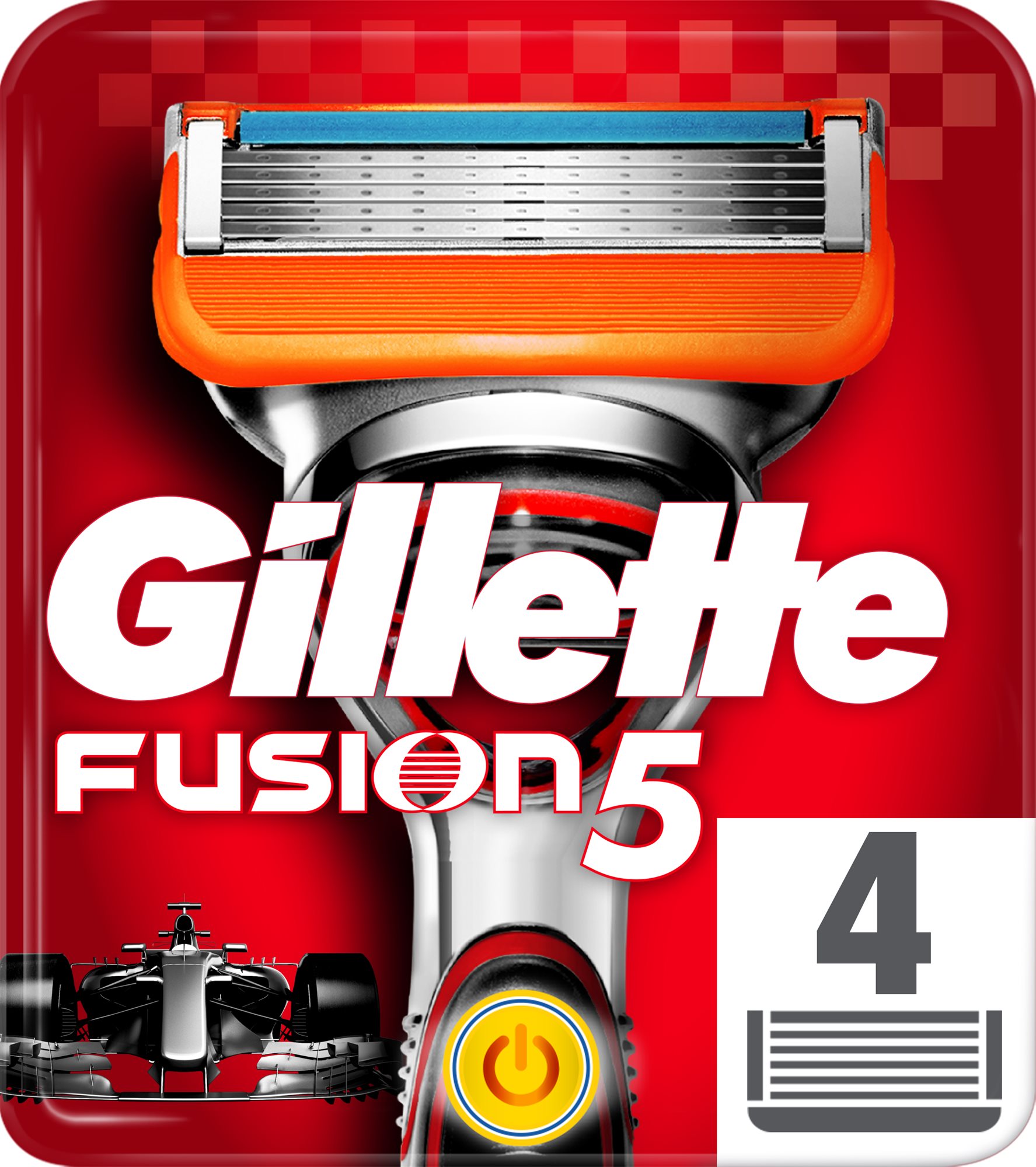 Férfi borotvabetét GILLETTE Fusion5 Power 4 db