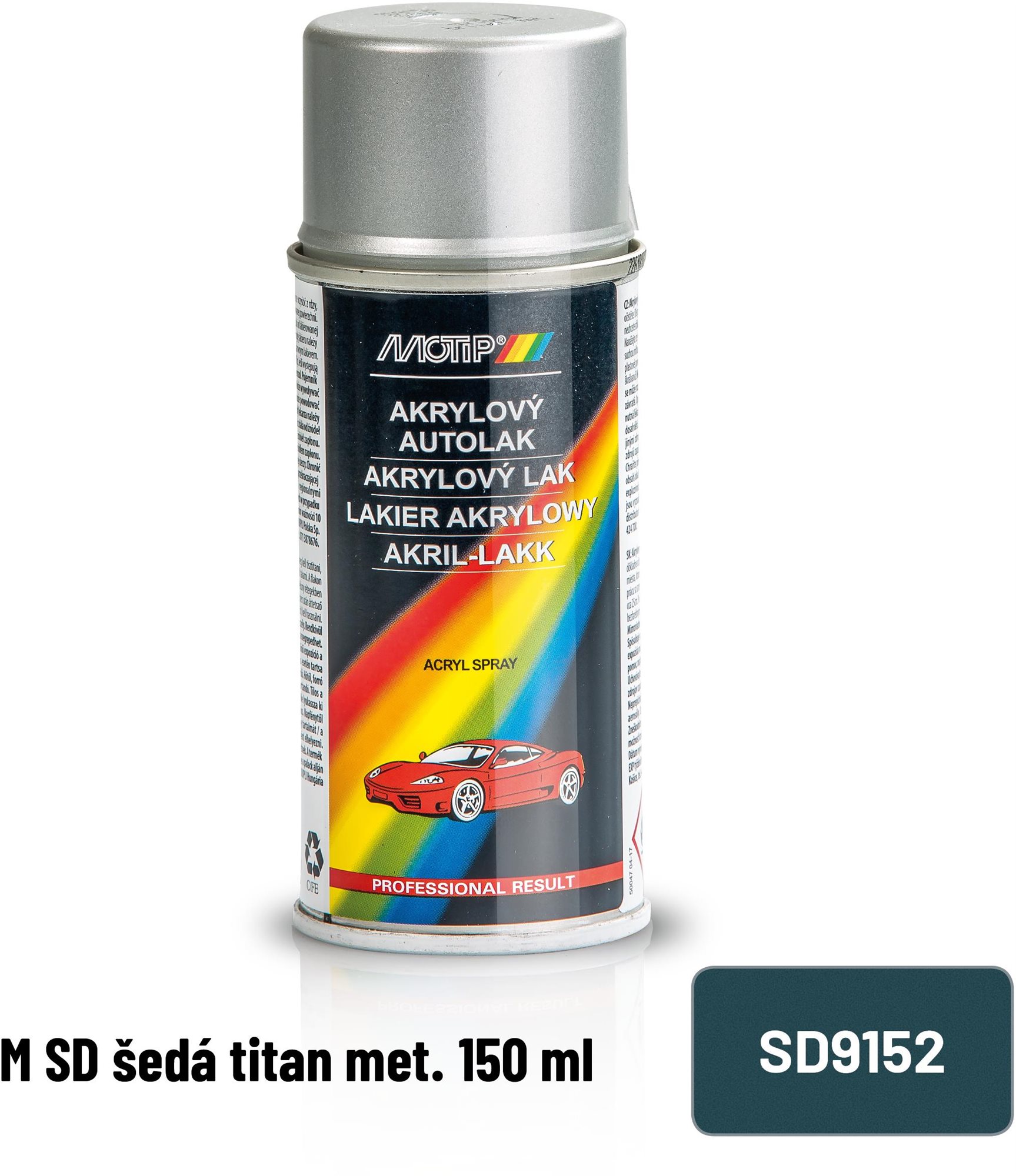 Festékspray MOTIP M SD titánszürke metál 150 ml