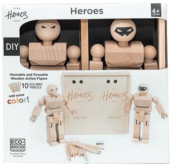 Figura Once Kids Playhard Heroes 2 darab DYI Color Pencils