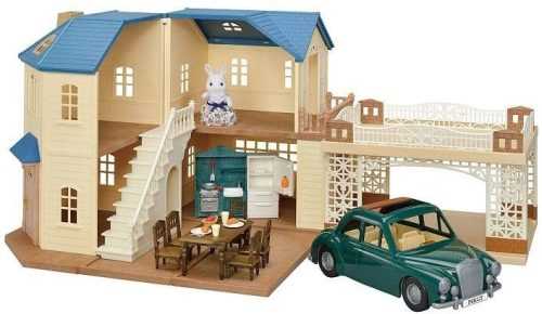 Figura Sylvanian Families ajándékcsomag - Nagy ház autóbeállóval