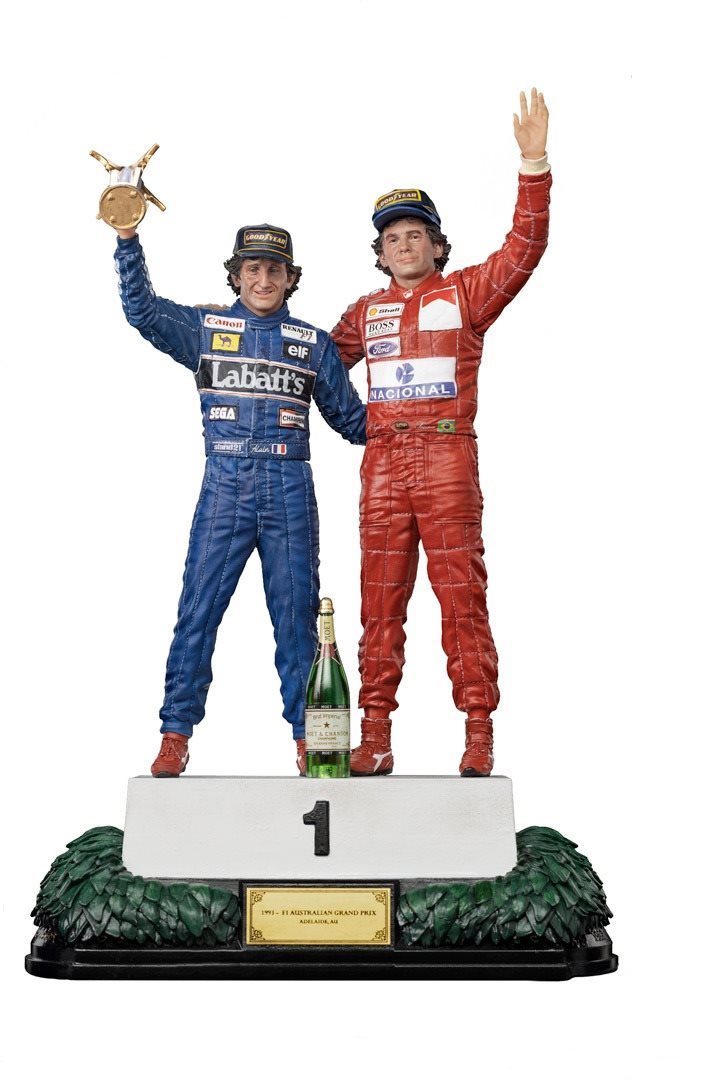 Figura The Last Podium - Alain Prost and Ayrton Senna - Deluxe Art Scale 1/10