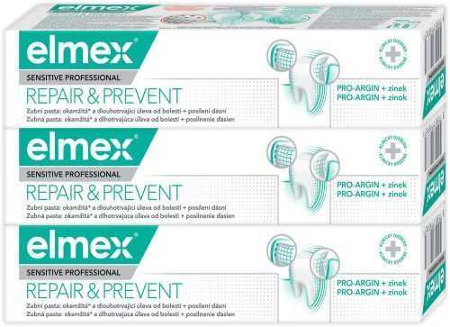 Fogkrém ELMEX Sensitive Professional Repair & Prevent 3 x 75 ml