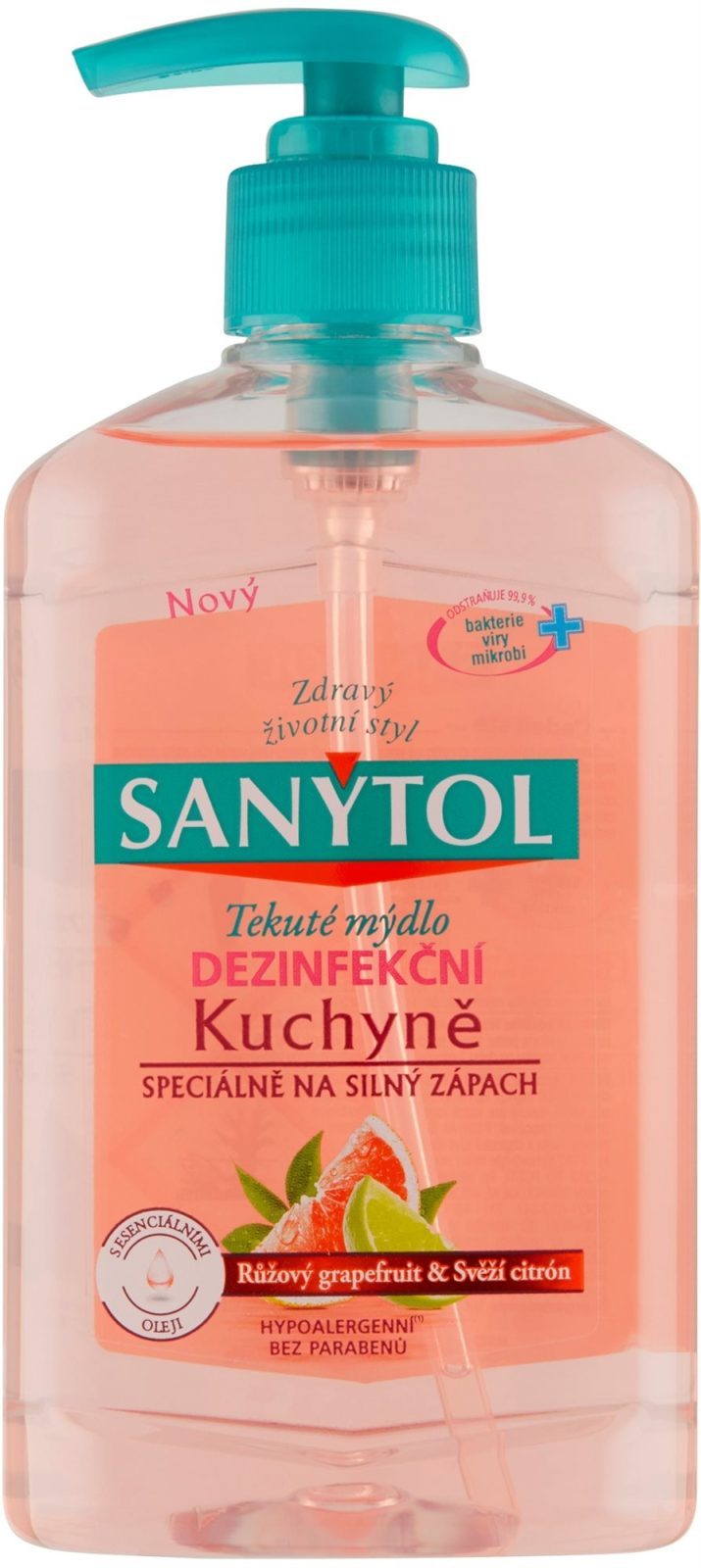 Folyékony szappan SANYTOL konyhai fertőtlenítő szappan 250 ml