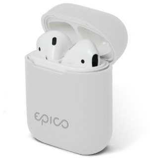 Fülhallgató tok Epico AirPods Case fehér