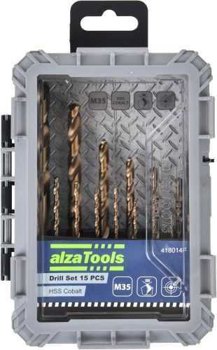 Fúrószár készlet AlzaTools Cobalt Drill Bits Set 15PCS